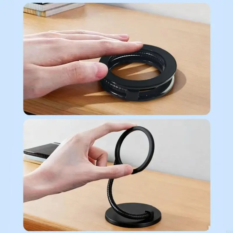 

Двусторонняя магнитная складная подставка для телефона, держатель с регулируемыми углами, настольная подставка для телефона для