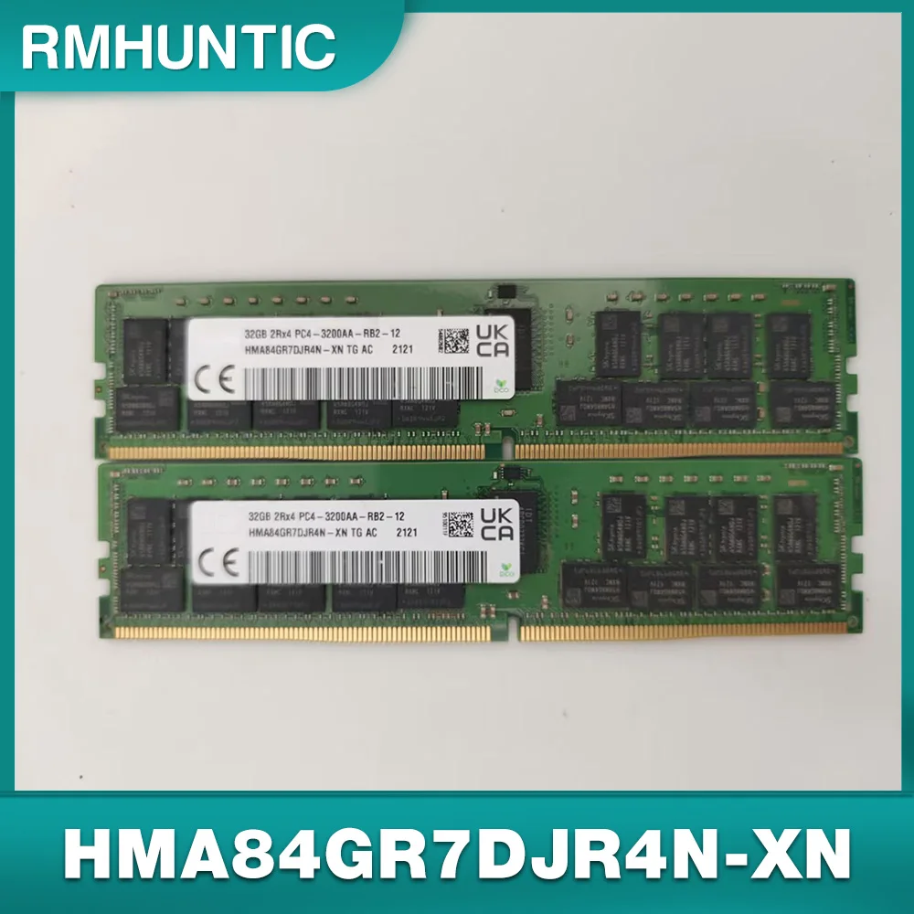 

1PCS For SK Hynix Memory HMA84GR7DJR4N-XN 32GB 32G 2RX4 DDR4 PC4-3200AA ECC REG RAM