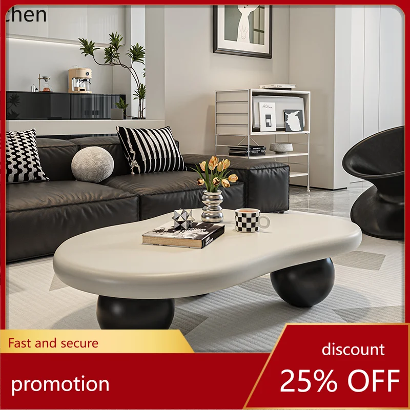 

CZ modern simple designer high-end irregular special-shaped living room coffee table table