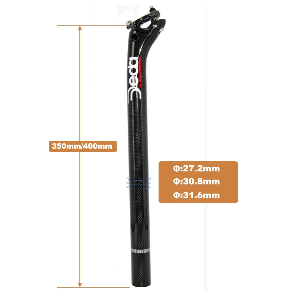 Deda Bike Seatpost Super Zero Full Carbon Seat Tube 20 Degrees MTB/Road Bike Seat Post 27.2/30.8/31.6mm Bicycle Accessories