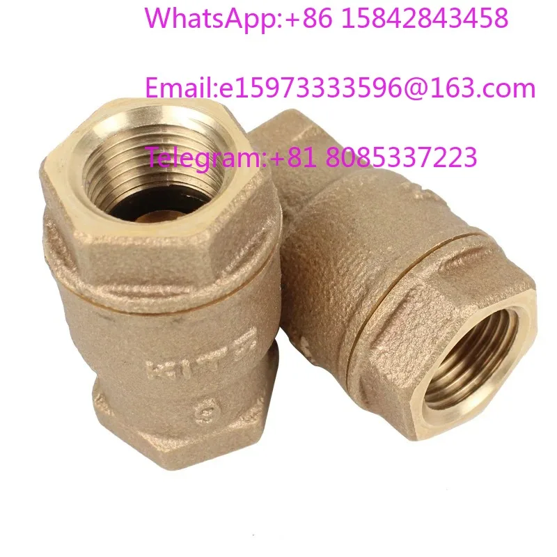 RF Flanged Lift Check Valve Cast Bronze Body 4 Inch 6 Inch One Way Non Return Valve For Compressed Air Water