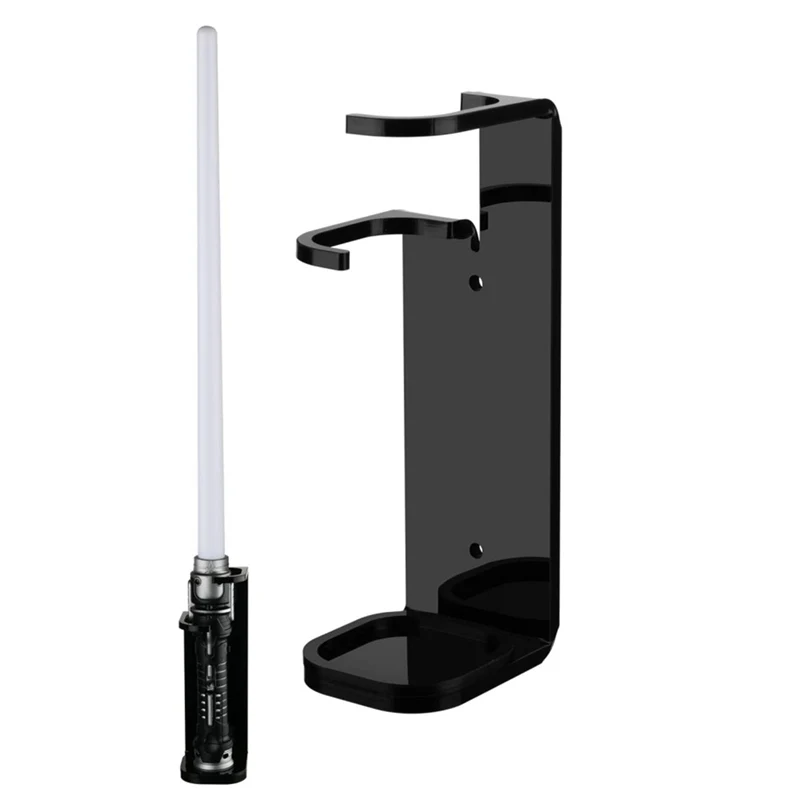 

Lightsaber Wall Mount Stand Light Saber Display Rack Wall Holder-Included Screws Hardwares For Most Lightsabers