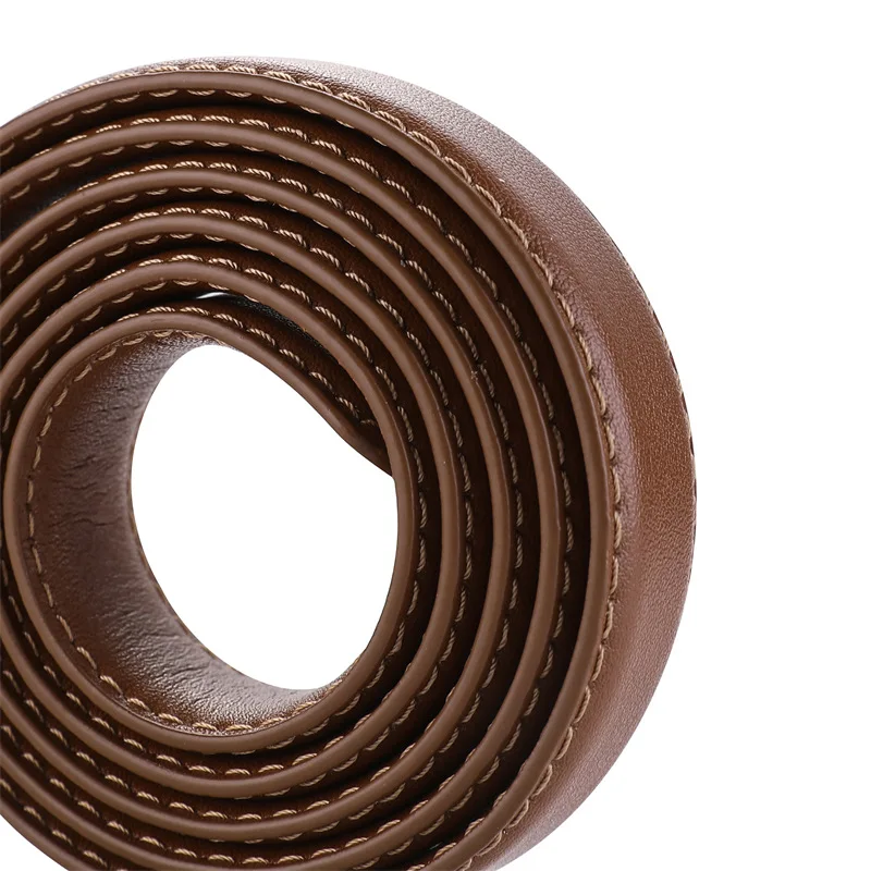 새로운 패션 여성용 스키니 벨트 진짜 가죽 올매치 허리띠 금색 버클