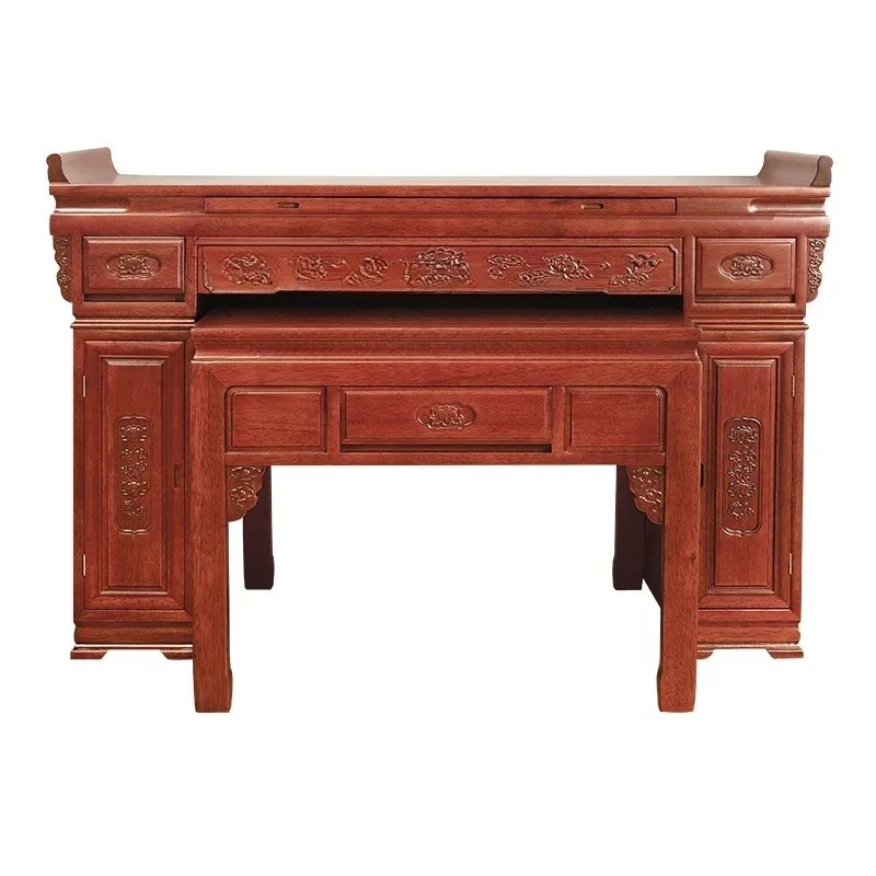 

TQH Modern Buddha Shrine Incense Burner Table a Long Narrow Table Altar Guanyin Bodhisattva God of Wealth Tribute Table