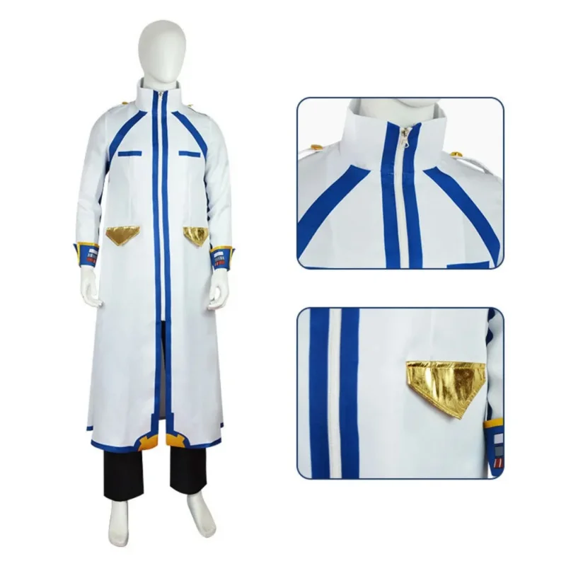 Ss13Anime Project Sekai 다채로운 무대 가수 가장 나이든 형제 코스프레 의상 Kaitoo Disguise 유니폼 할로윈 파티 의류