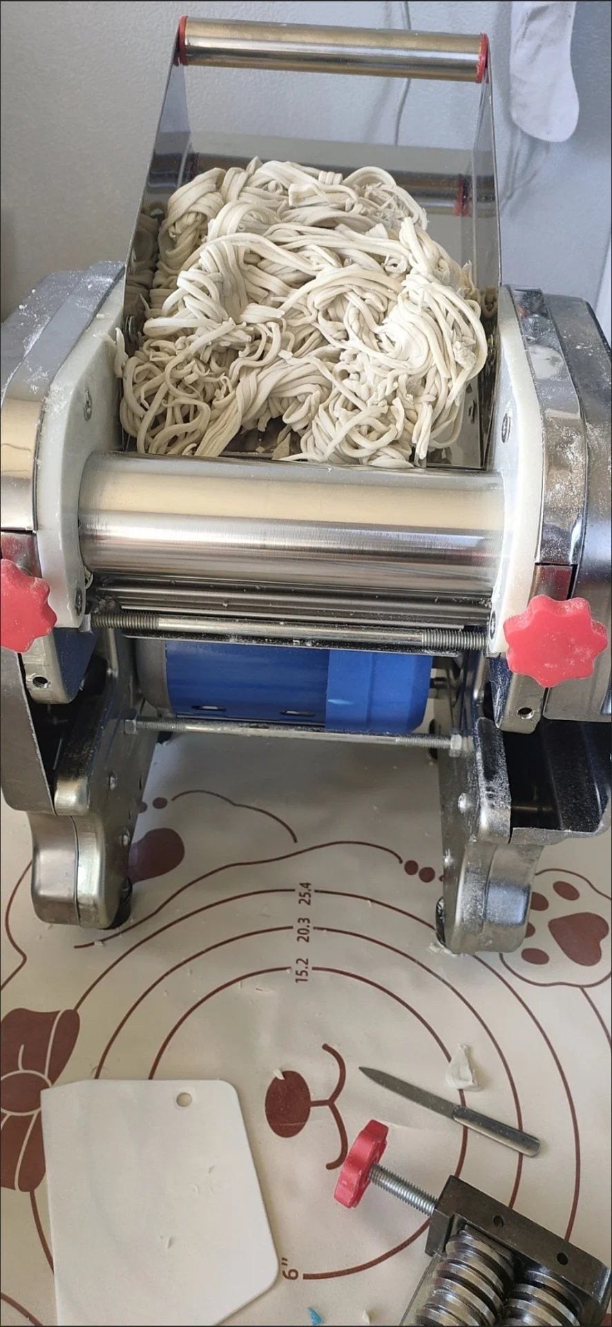 Commercial Stainless Steel Electric Fresh Noodle Making Machine Home Kitchen Ramen Dough Roller Presser Motor As Core Component