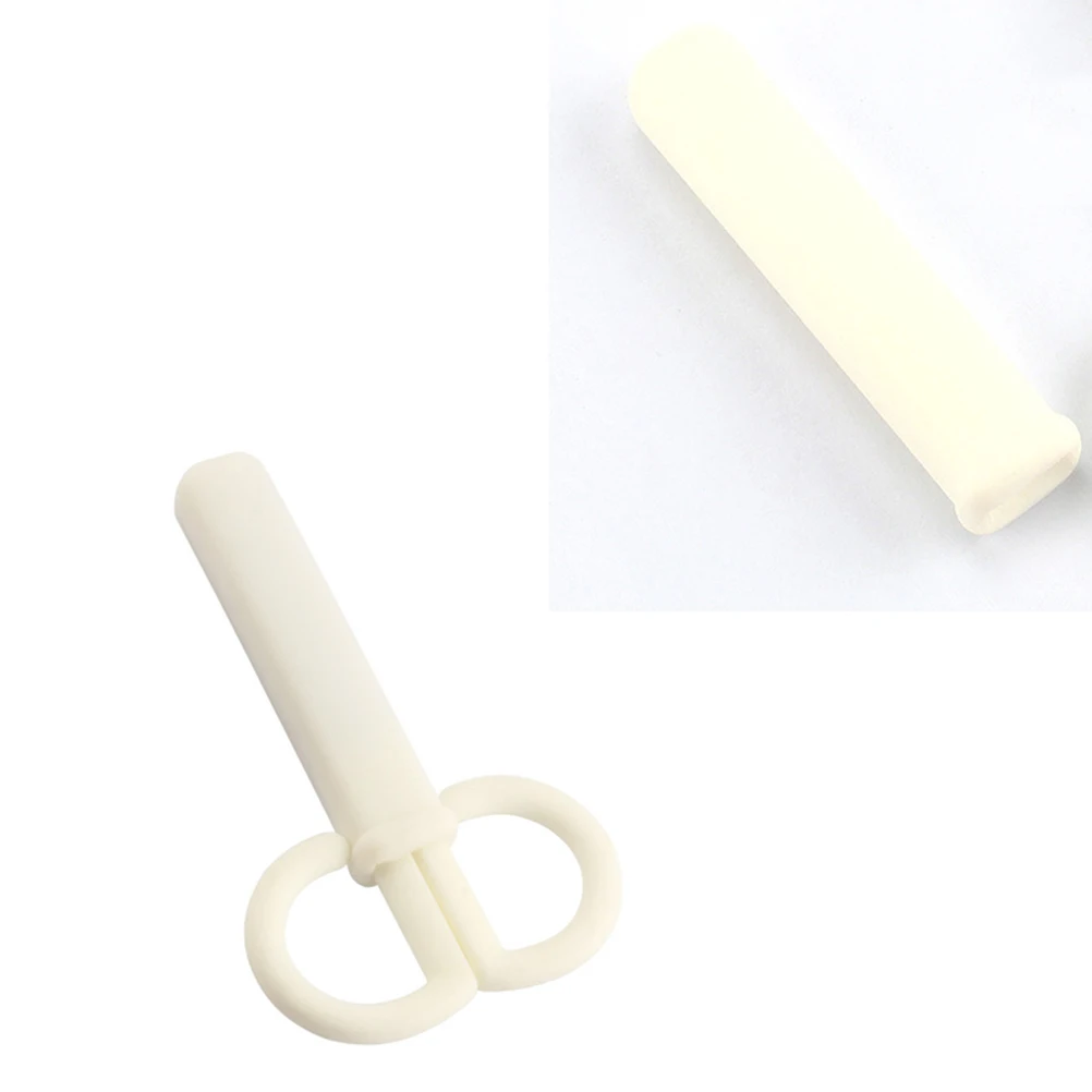 

Safety Scissors for Kids Protective Sleeve Made of Stainless Steel PP Compact Durable White MultiPurpose Student for Labs