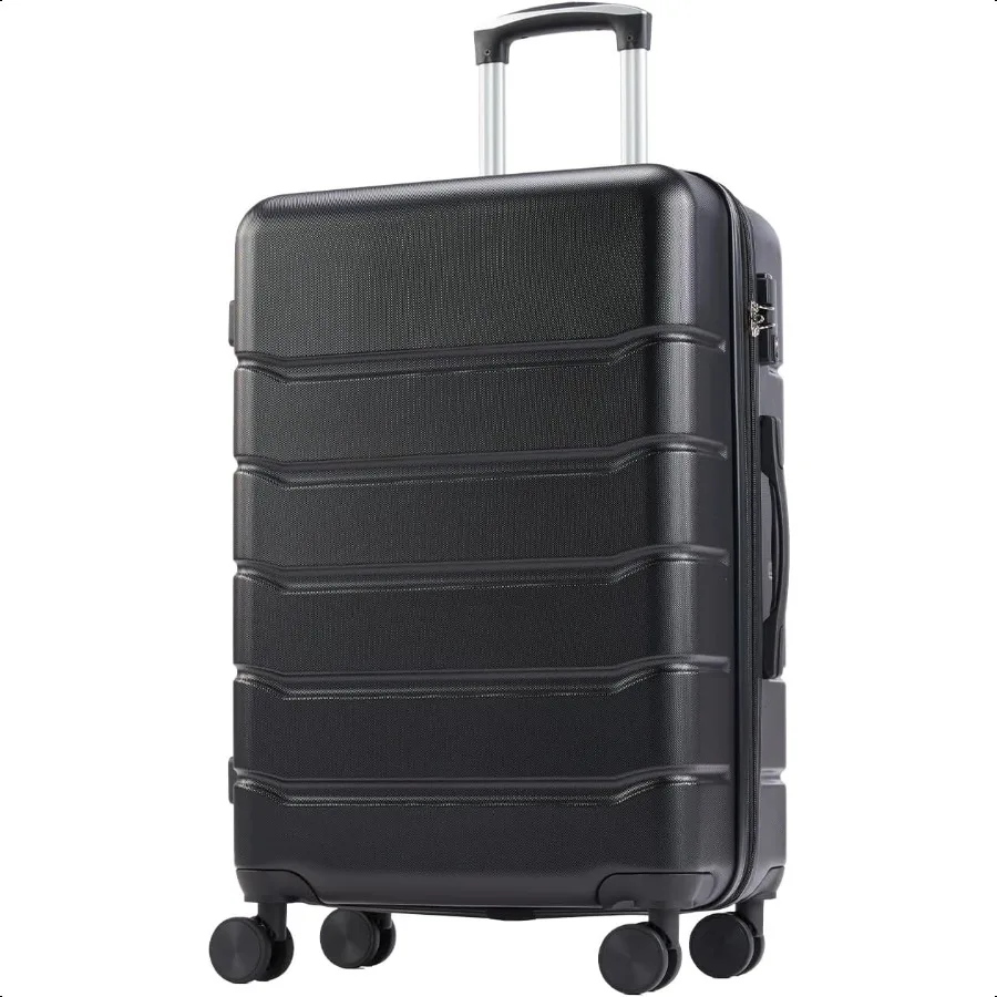 

Hardside Suitcases with Spinner Wheels Black 20IN