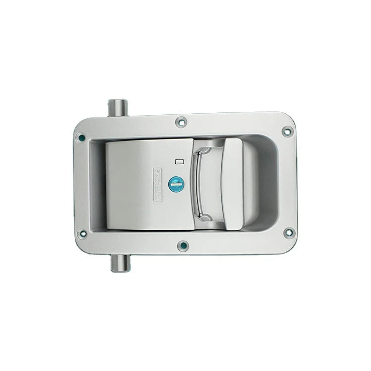 SK1-1894 Factory Hot Sale Keyless Aluminium Alloy Canopy Lock for Refrigerated Truck Compression Handle Latch Lock