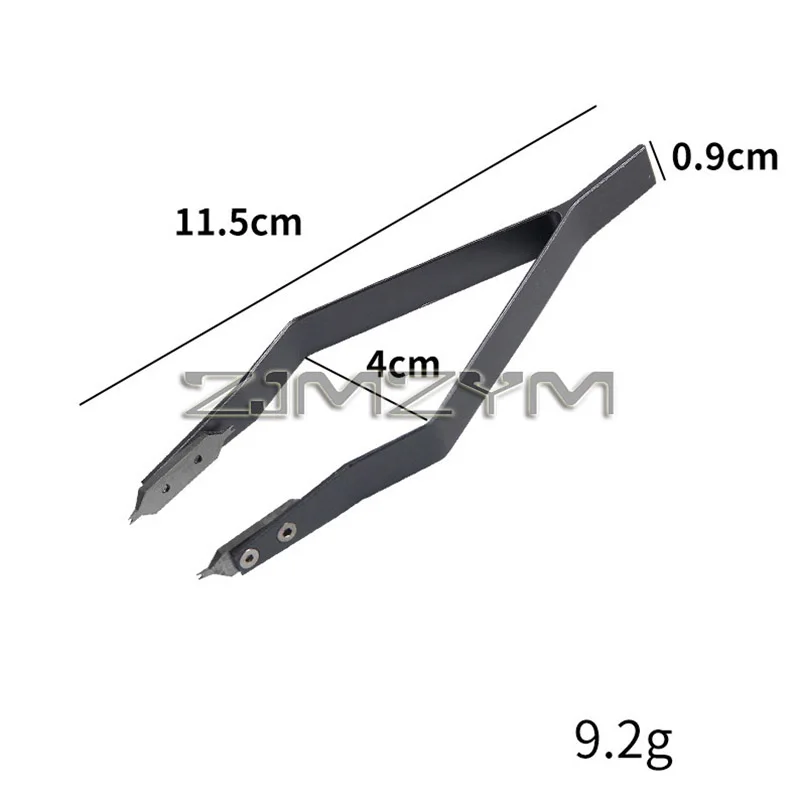 V Shaped Metal Alloy Steel Tweezer Watch Spring Bar Remover Tweezer Clips Watch Repair Tool Accessory For Watchmaker