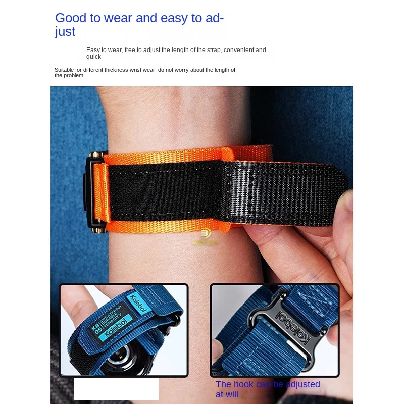 For Casio G-SHOCK 5536 GR-B100/GB-1A2/1A3/1A4 Modified Nylon Watch Strap Canvas waterproof Watchband Men Outdoor Sports Bracelet