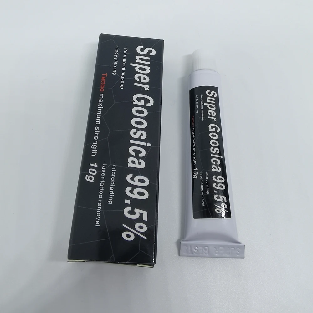 

New 99.5% Super Gooscia Tattoo Cream Before Permanent Makeup Piercing Microblading Eyebrow Lips Body Beauty 10g