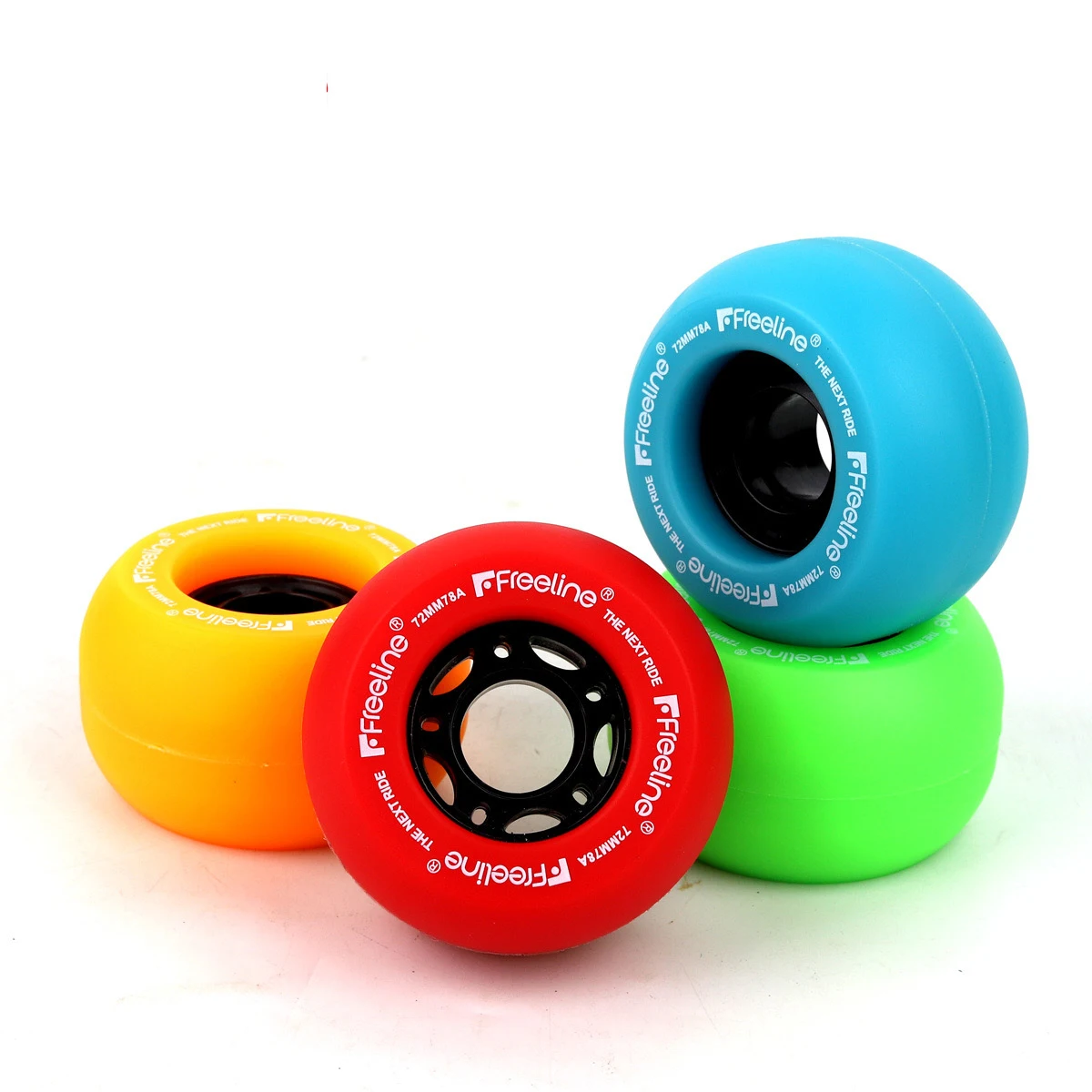 

High Rebound Fancy Action Flat Wheels 78A Skateboard Wheels Drift Board Wheels 73mm Longboard Skateboard Road Impact Wheels