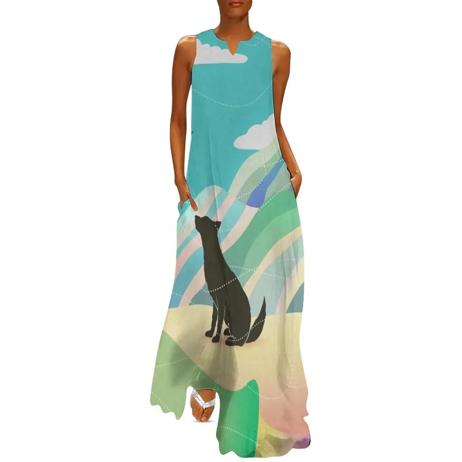 

Wind in the Canyon Long Dress birthday dress party dresses women summer clothes for women Bride dresses Dress