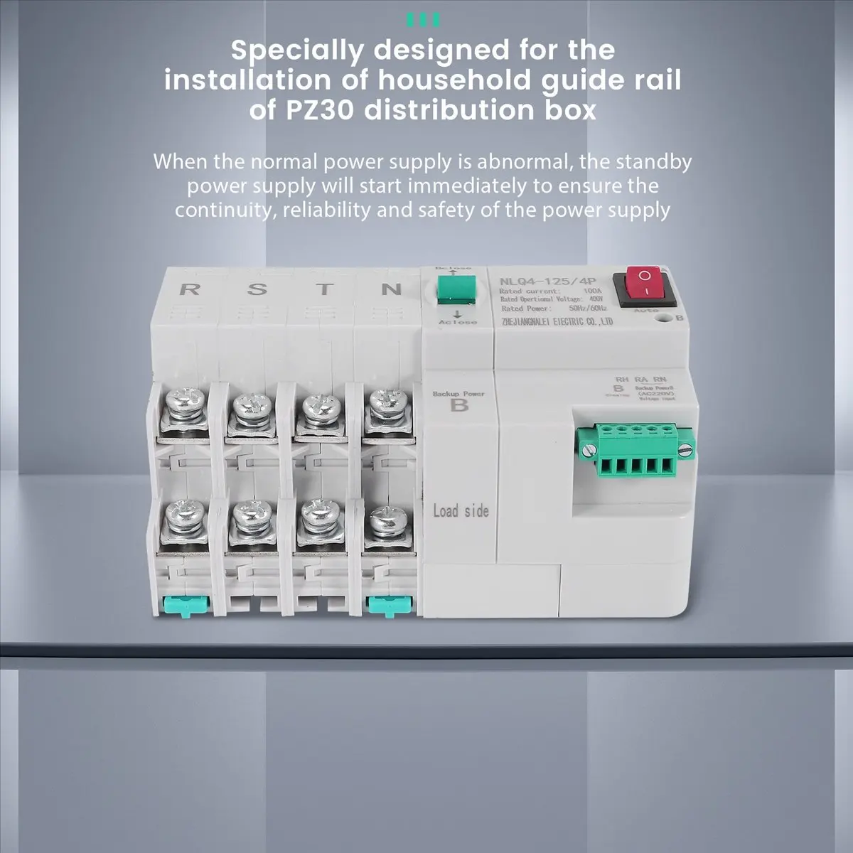 

AA83 MCB Type Dual Power Automatic Transfer Switch 4P 100A ATS Circuit Breaker Electrical Switch
