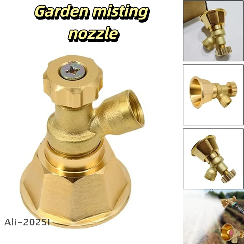 

﻿Agricultural Atomization Nozzle Sprayer Nozzle Aluminum Gold Sprayer Nozzle Adjustable High Pressure Irrigation Nozzles