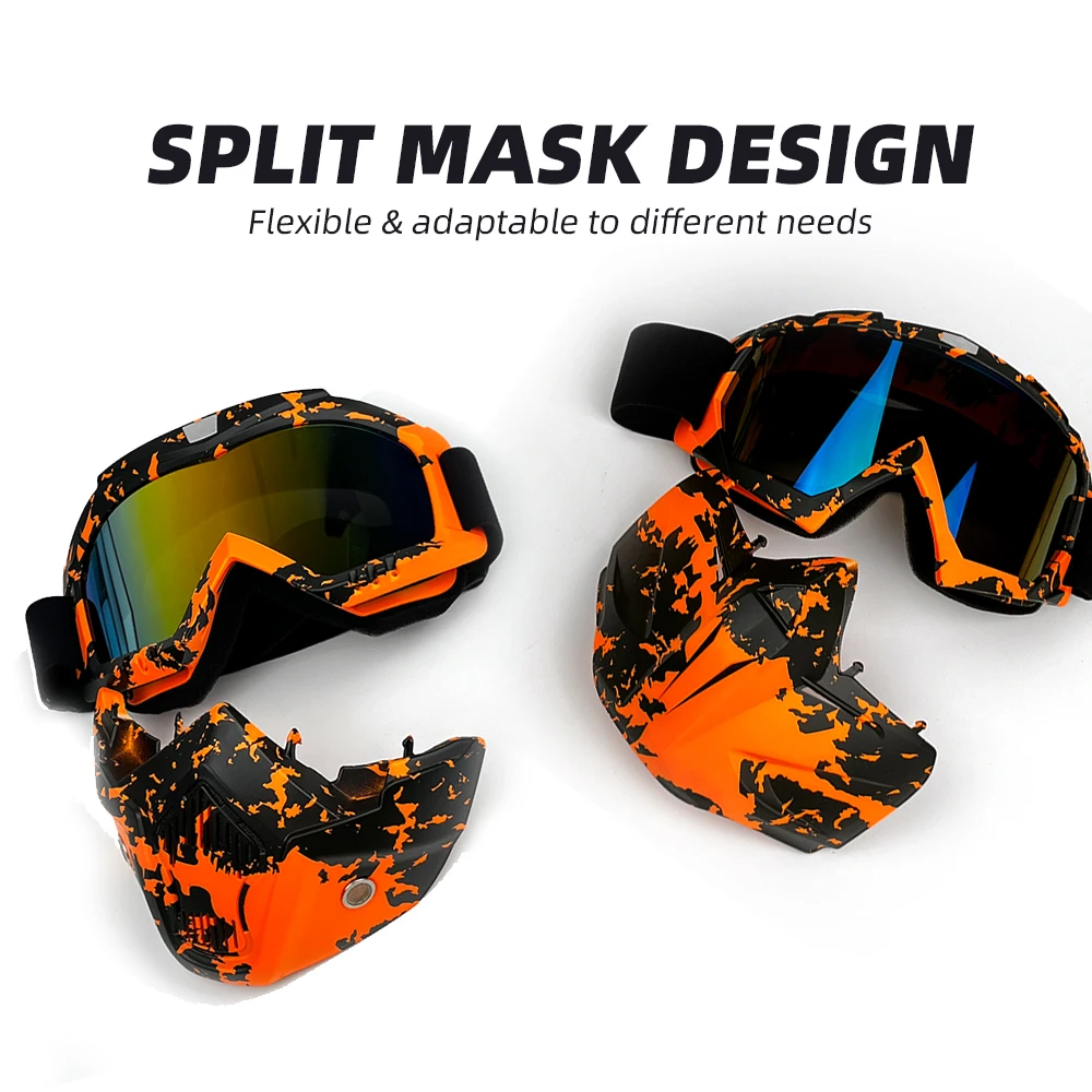 Gafas de Motocross para hombre y mujer, máscara de gafas de sol para montar en Moto, MX, MTB, accesorios para Dirt Bike