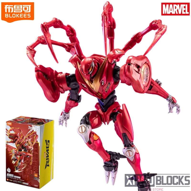 

Конструктор BLOKEES: Модель для сборки Человека-паука Пени Паркера (Marvel Striving Assembly Model Peni Parker Spider-Mech Suit) — Мобильная игрушка, коллекционный сувенир, подарок