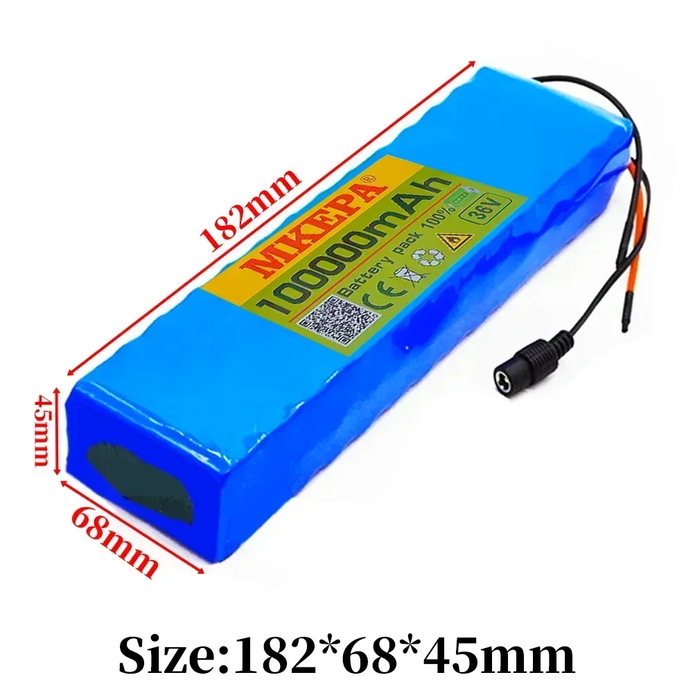 36V 100000mAh 36v Electric Scooter Battery Lithium Electric Scooter 500W Electric Scooter Battery 36v 10s2p Battery