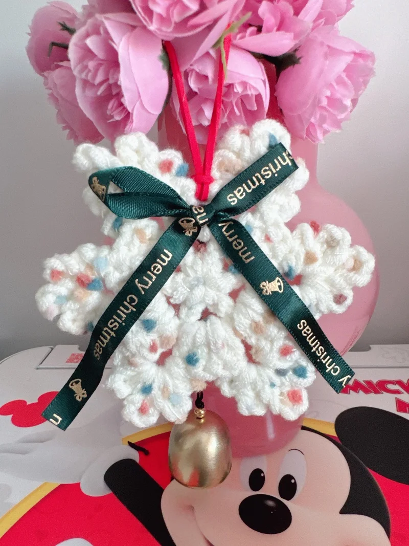 2025 Nieuwe kerstcadeau scène sfeer decoratie kerstboom vilt sneeuwvlok ornament vakantie decoratie hangend ornament