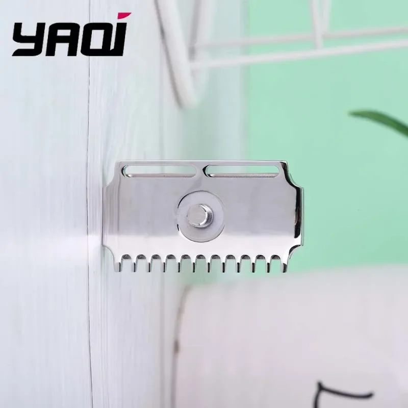 YAQI Vostok 70DC رأس الحلاقة الآمن 316 الفولاذ المقاوم للصدأ المصقول المزدوج مشط 0.7 مللي متر شفرة الفجوة الرجال ملحقات الحلاقة التقليدية