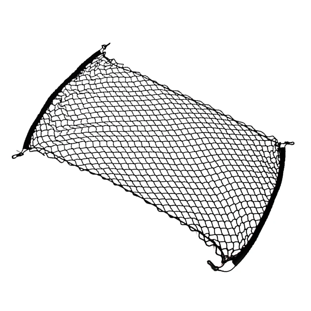

95x65cm Luggage Securing Net Trunk Cargo Organizer Mesh Storage Nets Automotive durable hooks car organized trunk