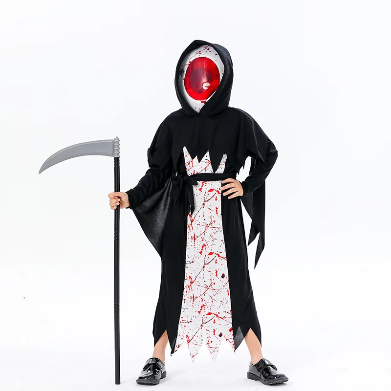 

Stage Performance Costume loween Devil Death God New Sle Children's Cosplay Outfit Demonstration Performance Suit