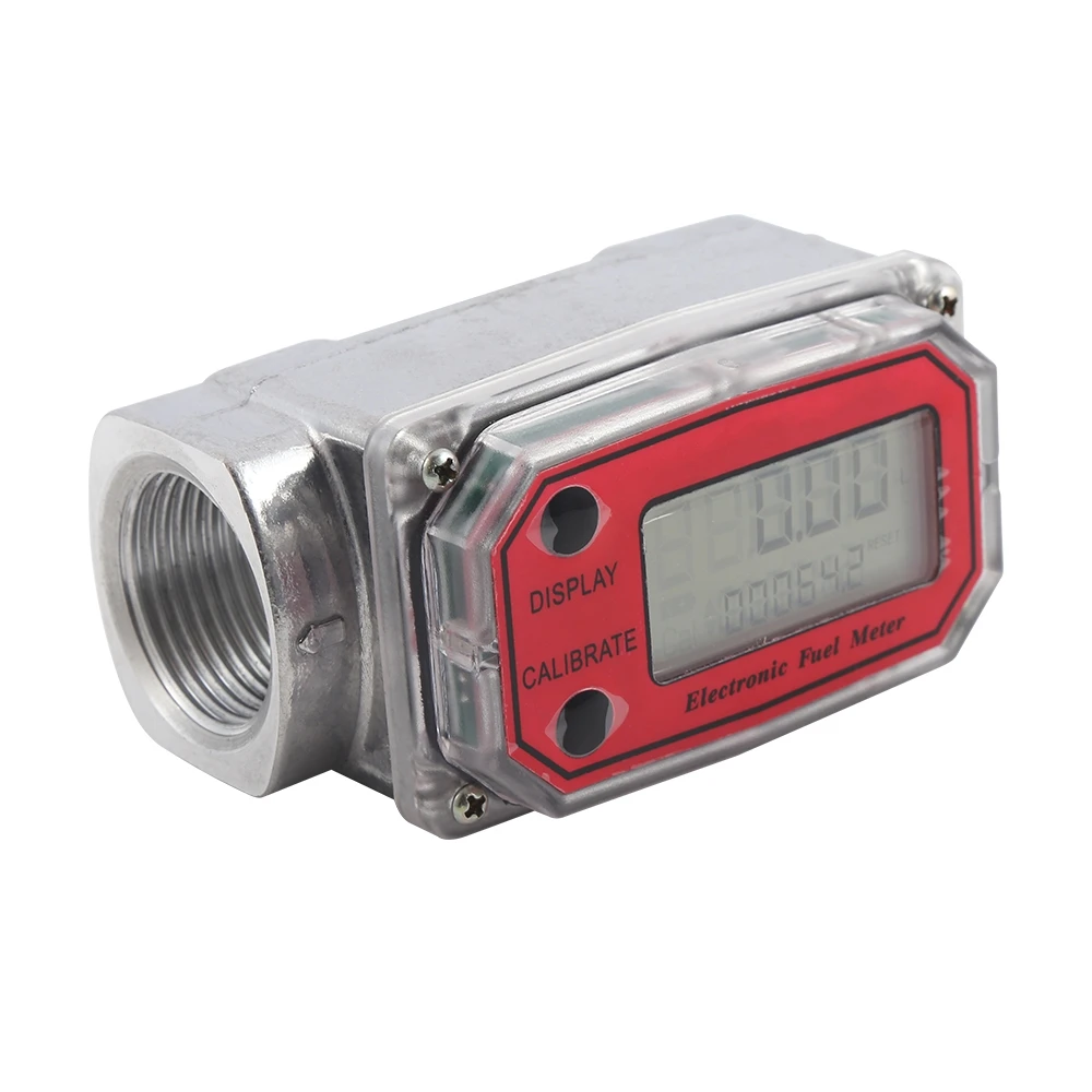 ALLSOME-medidor de flujo de turbina Digital LLW - 25 para medir gasolina, queroseno diésel