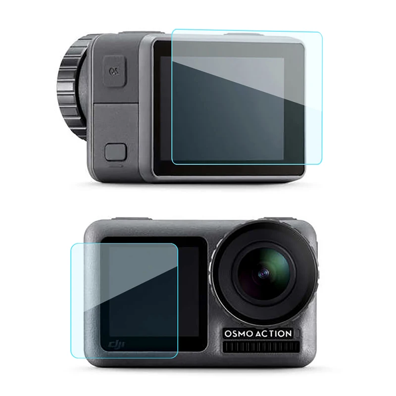 Custodia protettiva per schermo dell'obiettivo della scatola del telaio custodia protettiva per schermo in vetro temperato per accessori per fotocamera Dji Osmo Action 1