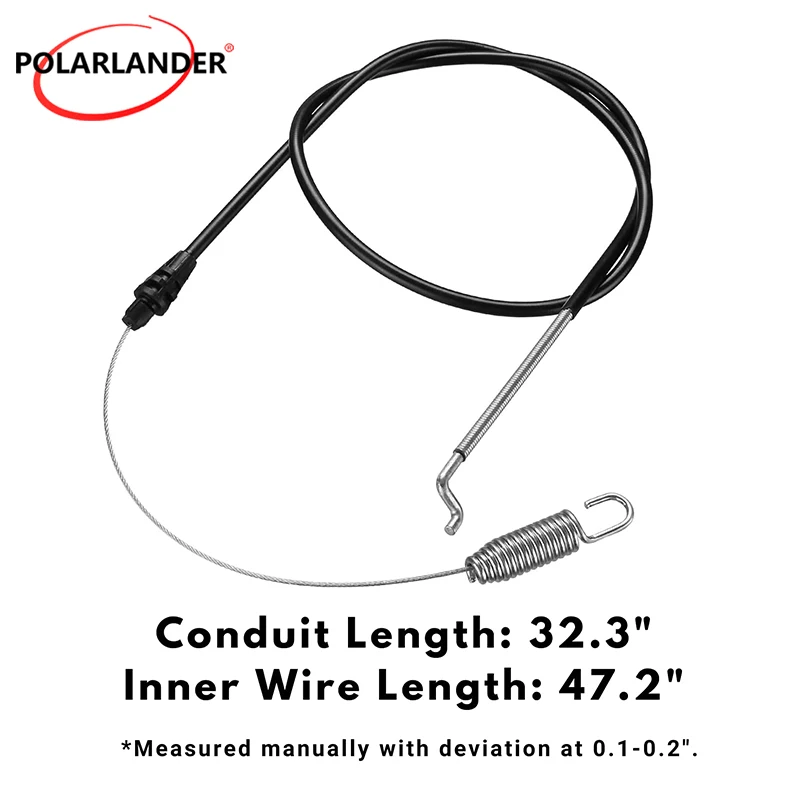 32.3‑Inch Conduit Rear Drive Traction Cable 47.2" Total Length For Lawn Mower Replace OEM 105‑1845 105‑1844