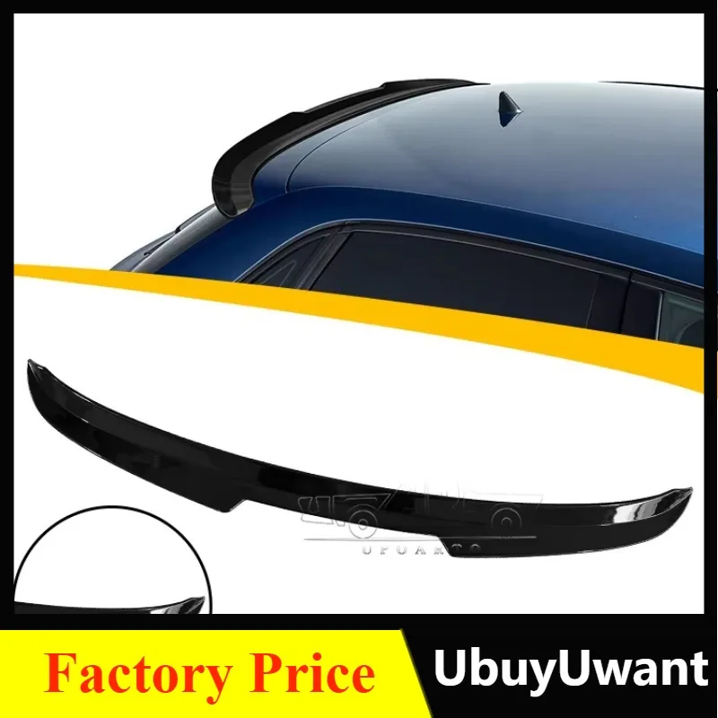 Car Auto Accessories ABS Plastic Carbon Fiber Rear Roof Spoiler For AUDI A1 8X 4 Door Sportback 2012 2013 2014 2015