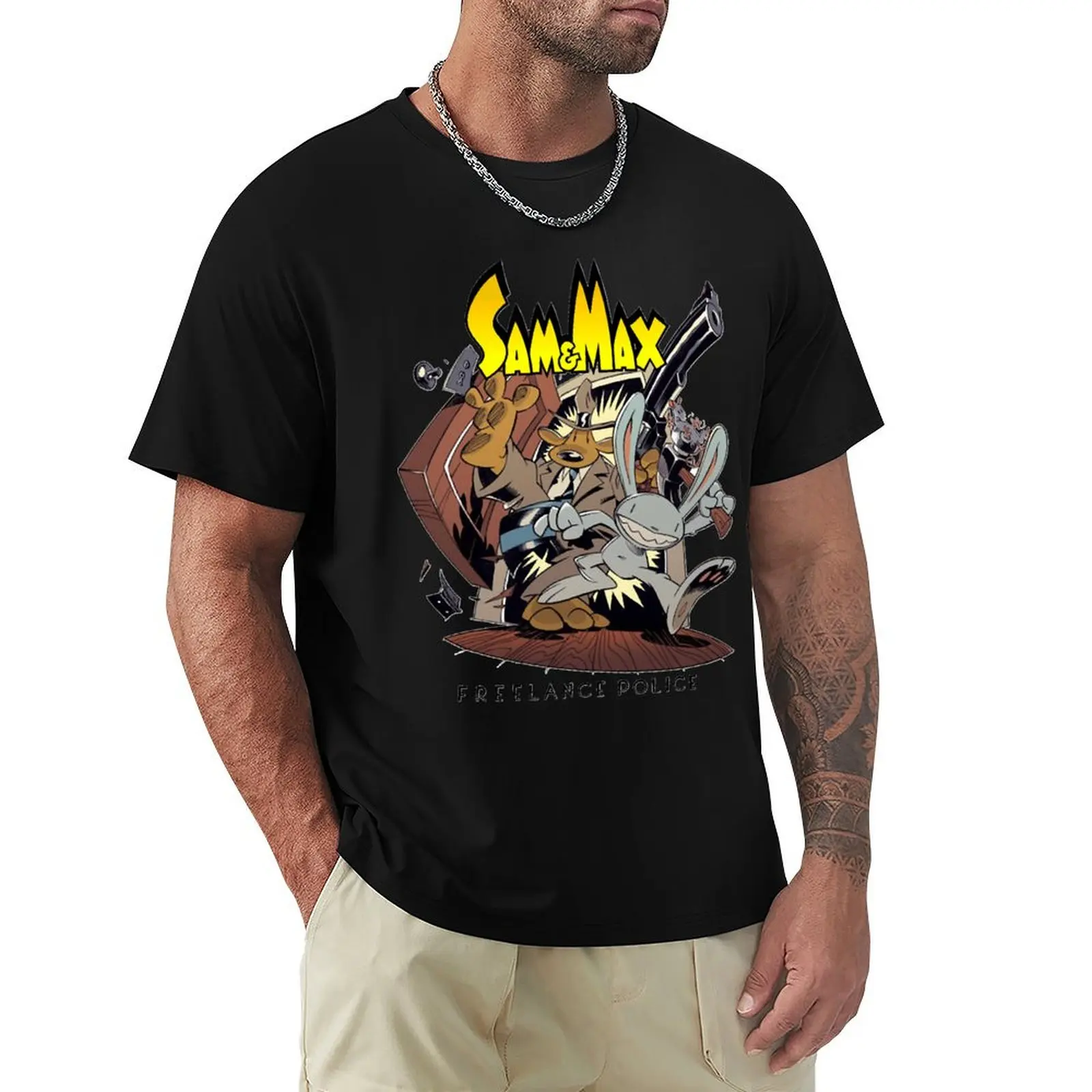 give him with all their hearts T-Shirt Plus Size Basic Cotton T-Shirt