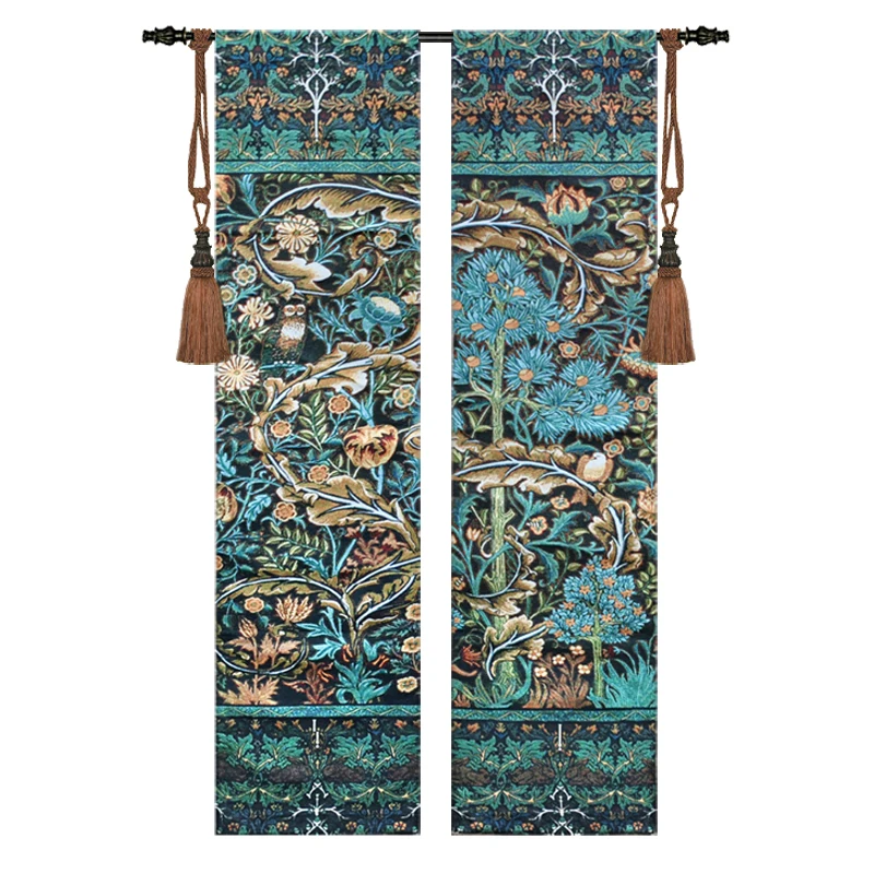 

Phoenix Art Tapestry, New Polyester, European Tapestry, Fabric Soft Decoration, William Morris, Blue Jungle
