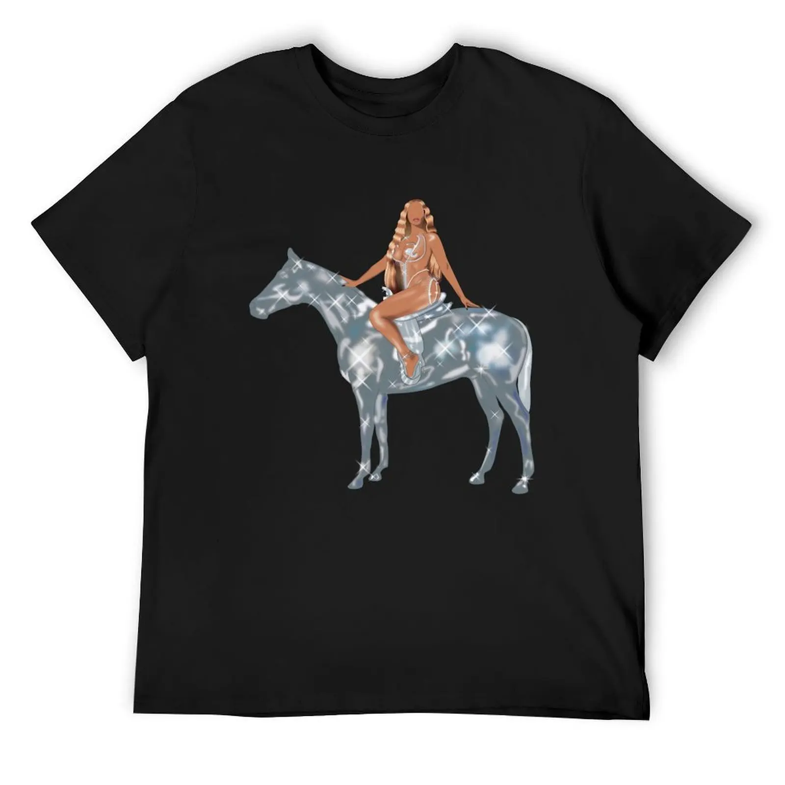 

Renaissance World Tour - Album cover illustration T-Shirt rapper graphic tees quick-drying mens workout shirts