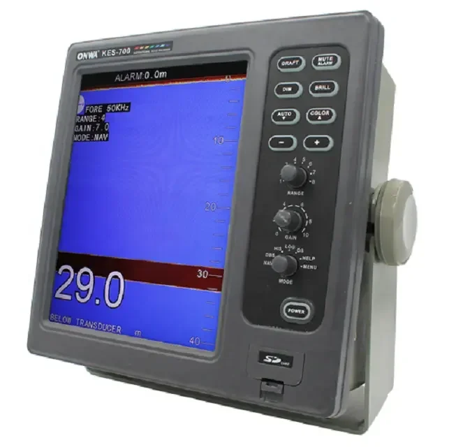 KES-700 10.4 inch Navigational Echo Sounder / fish finder /depth sounder with Memory Storage and Recall of Depth data ONWA