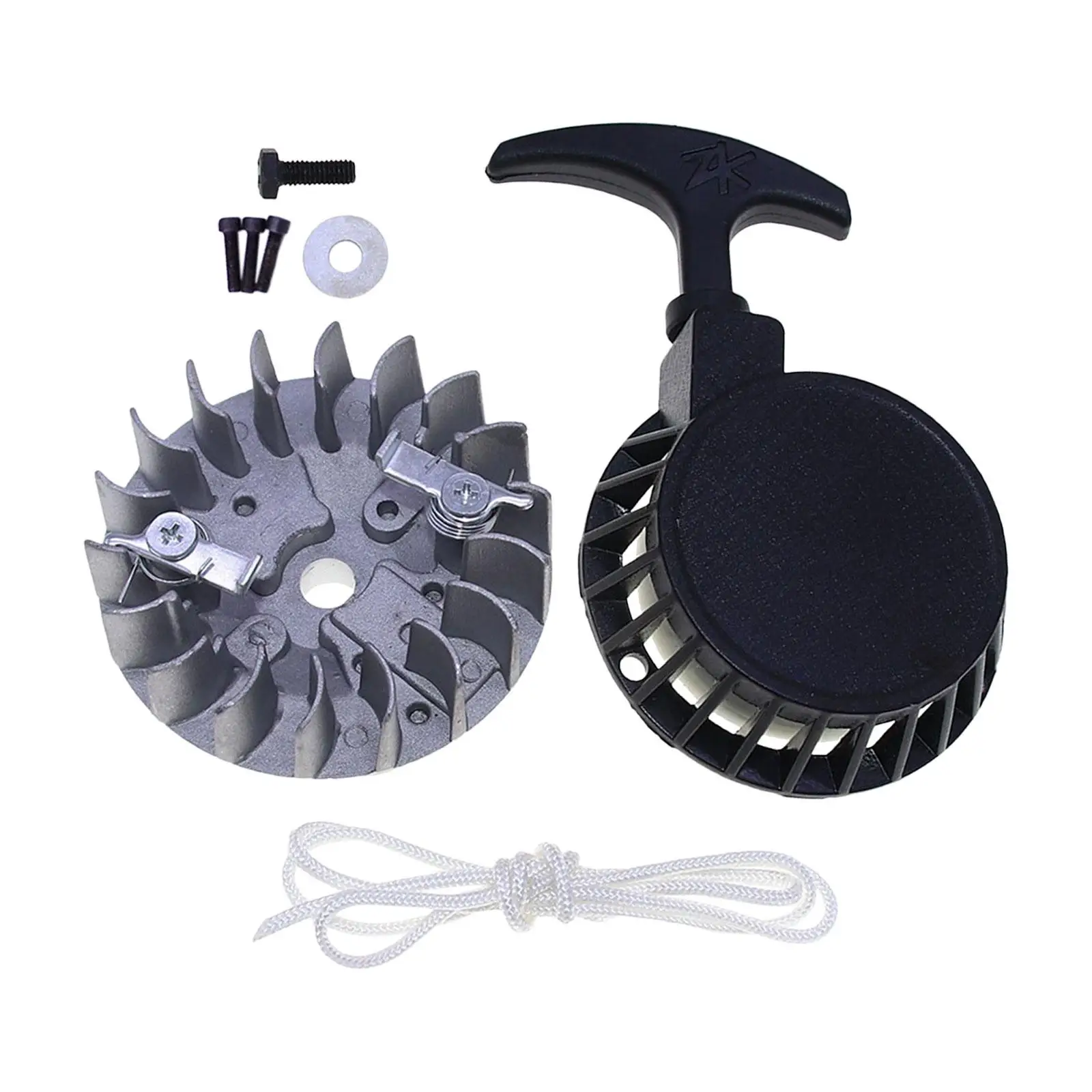 

Pull Starter Pull Cord Flywheel Kits for Two Stroke 49cc Mini Pocket Bike