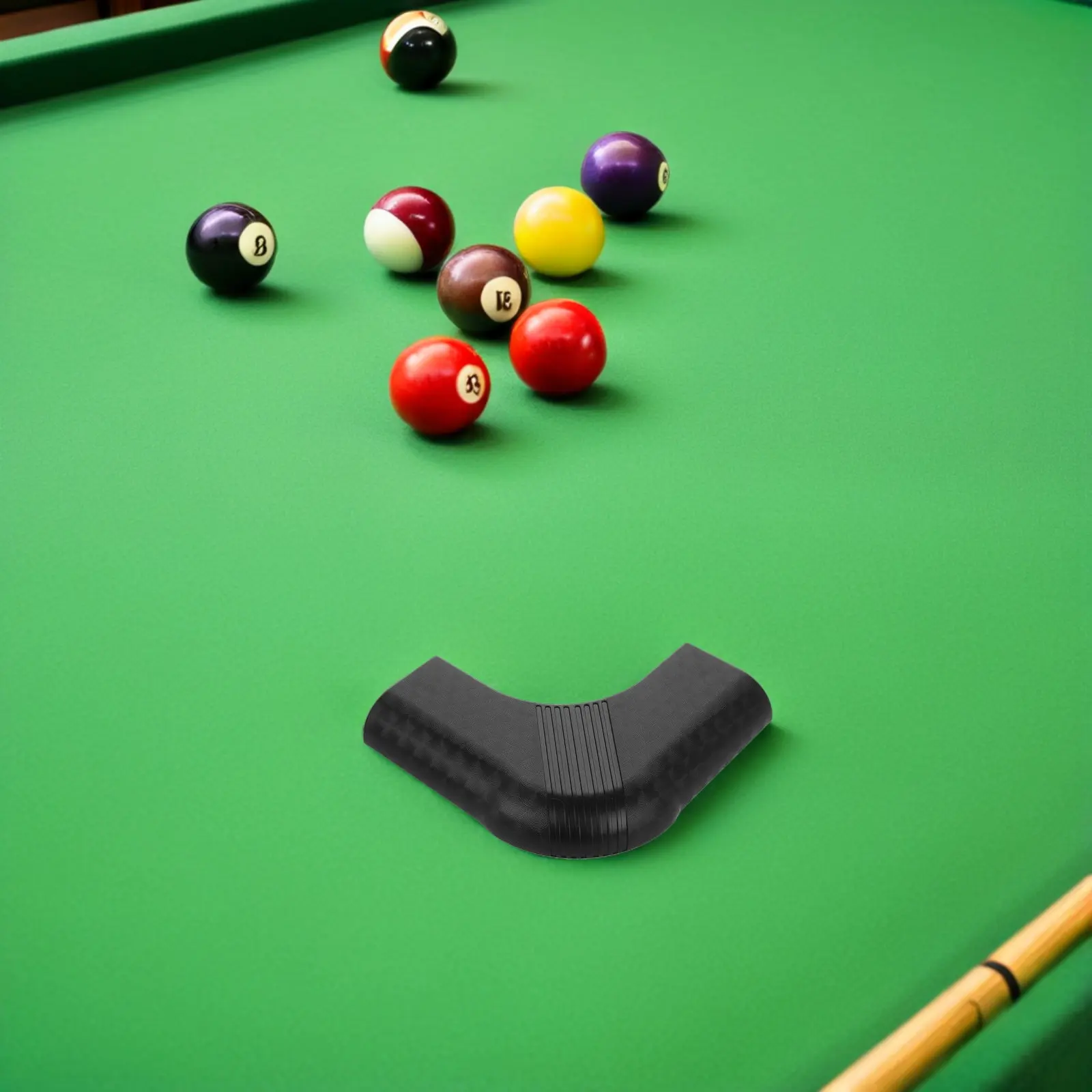 

6Pcs Corner Bumpers for Billiard Tables Heavy-Duty Nylon Construction Fit All Standard Edges Safety Guards for Pool Table