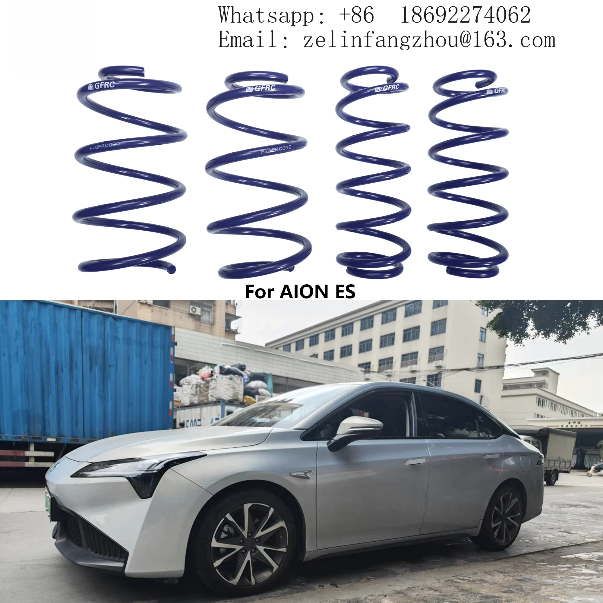 GFRC Performance Lowering Springs Suspension Kit for Changan BYD Chery Geely Aion GAC Front Rear Sport Coil Springs Pro