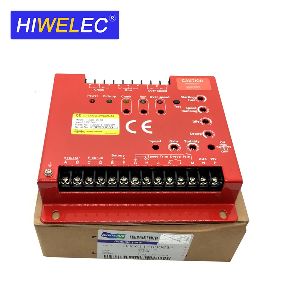 

DGC-2013 Оригинальный электронный регулятор красной скорости, модуль управления генераторной установкой 300611 -00683A