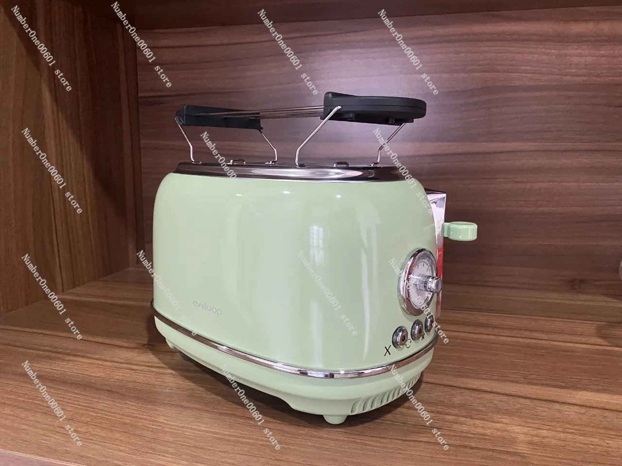 Fully Automatic Household Vomit Driver Breakfast Toaster Retro