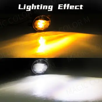LED mlhová světla pro Citroen Ford Honda Suzuki Isuzu Mitsubishi Renault Auto mlhová světla 8000LM 30W bílá žlutá 12V vodotěsná 10 nejlepší prodej mlhová světla Suzuki Liana - №9