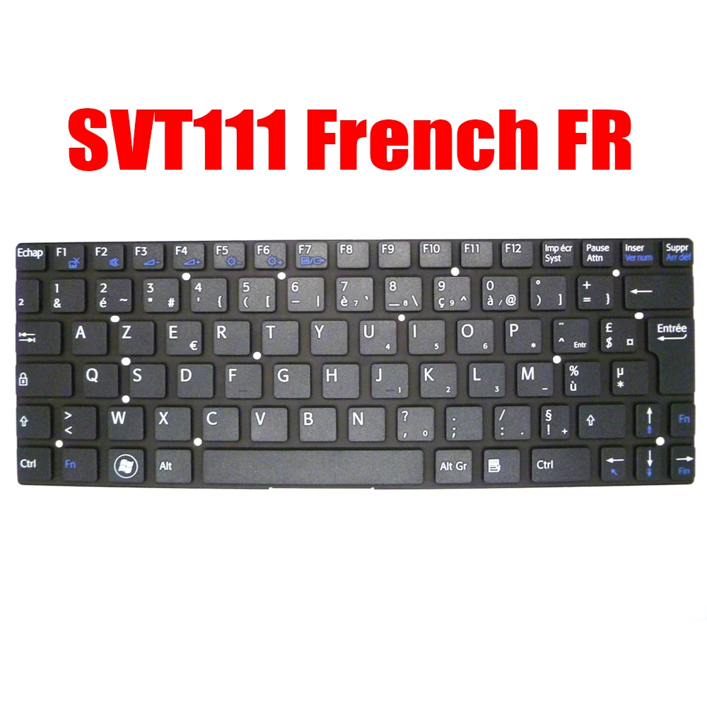 

French FR Laptop Keyboard For SONY SVT11 SVT111 HMB8808NWB052A 149033941FR 149033941000 Black New