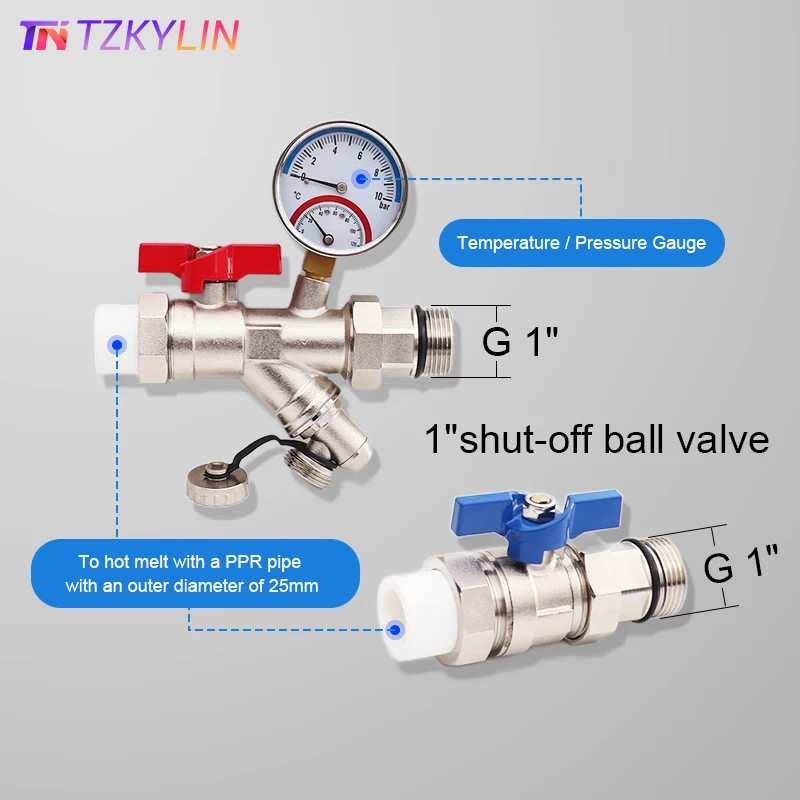 2-12 Loops Radiant Heat Manifold,PEX Tubing Manifolds with Compatible Outlets (1/2\