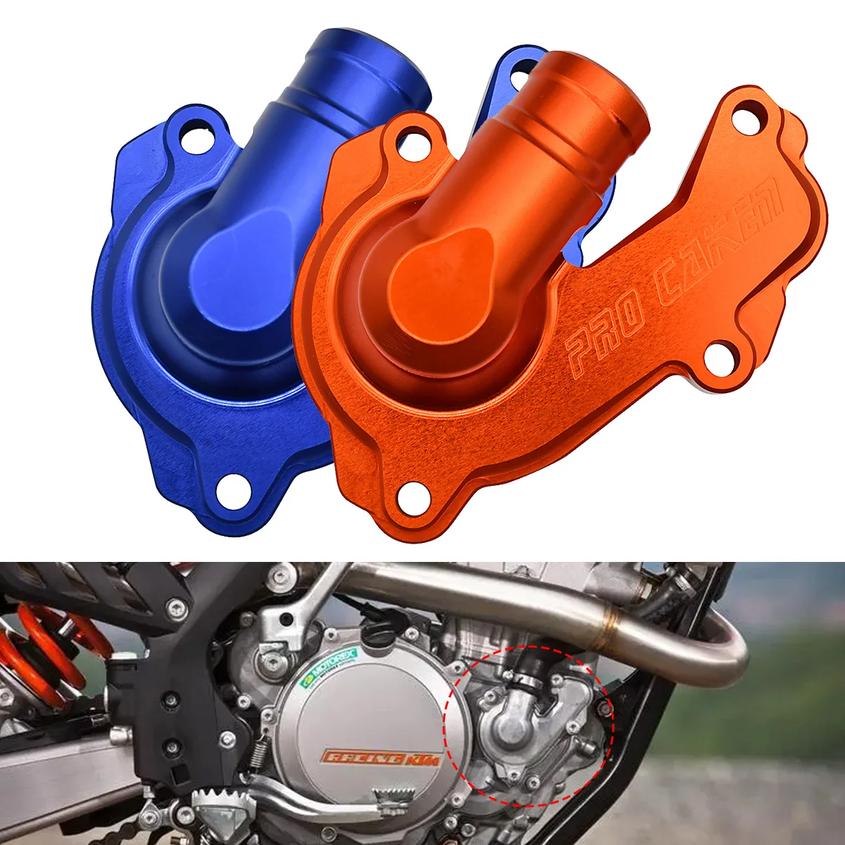 

For KTM GASGAS EC-F MC-F EXC-F SX-F XC-F XCF-W 250 350 FC FE FX 2016-2021 2022 Motorcycle CNC Water Pump Guard Cover Protector