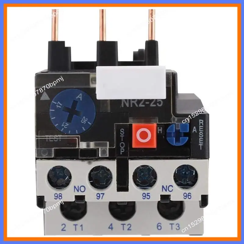 BAAE 25A Thermal Overload Relay Automatic Manual Reset Thermal Overload Relay Action Indication Auxiliary Contact 1NO+1NC