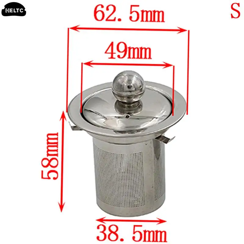 Reusable Stainless Steel Tea Strainer Mesh Infuser Basket Loose Tea Leaf Infusers Herb Filter for Mug Teapot Teaware Tea Maker