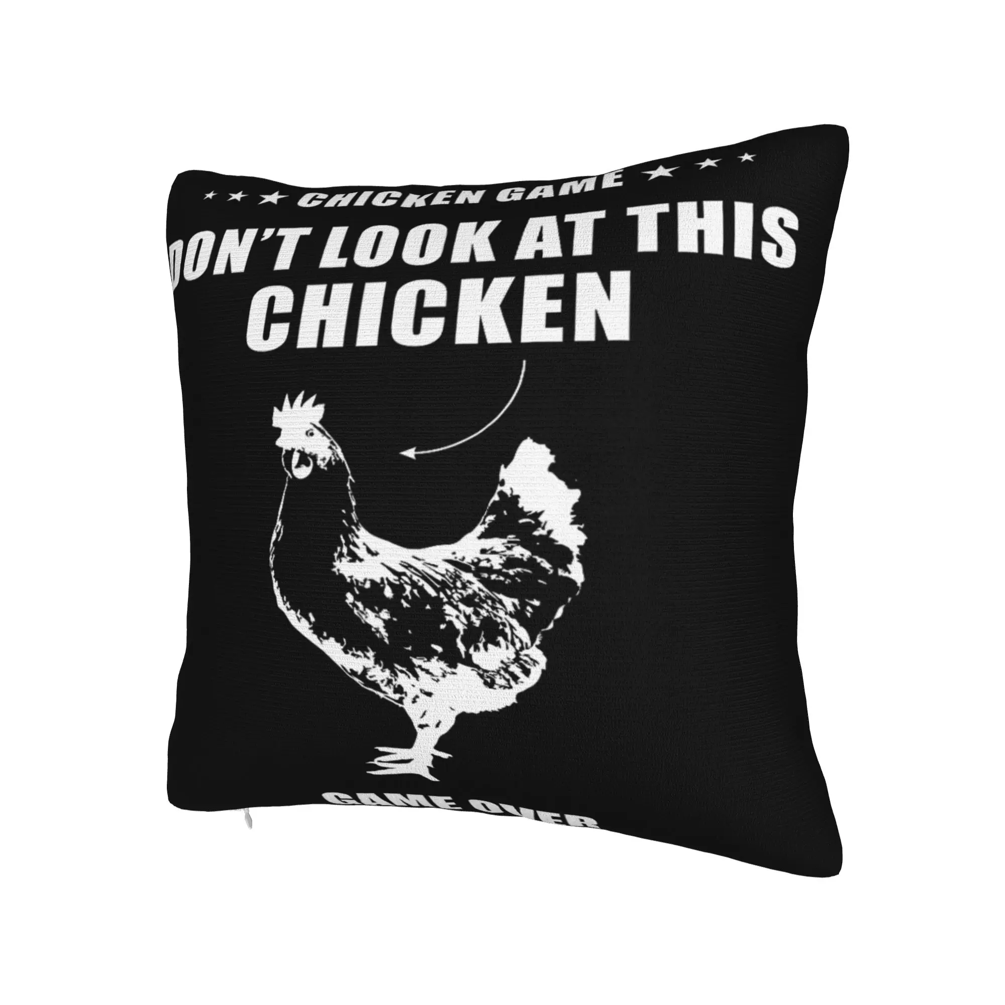 Chicken Game Dont Look At The Chicken Pillowcase Merch Printing Cushion Cover Decor  Pillow Case Cover Home Multi-Size