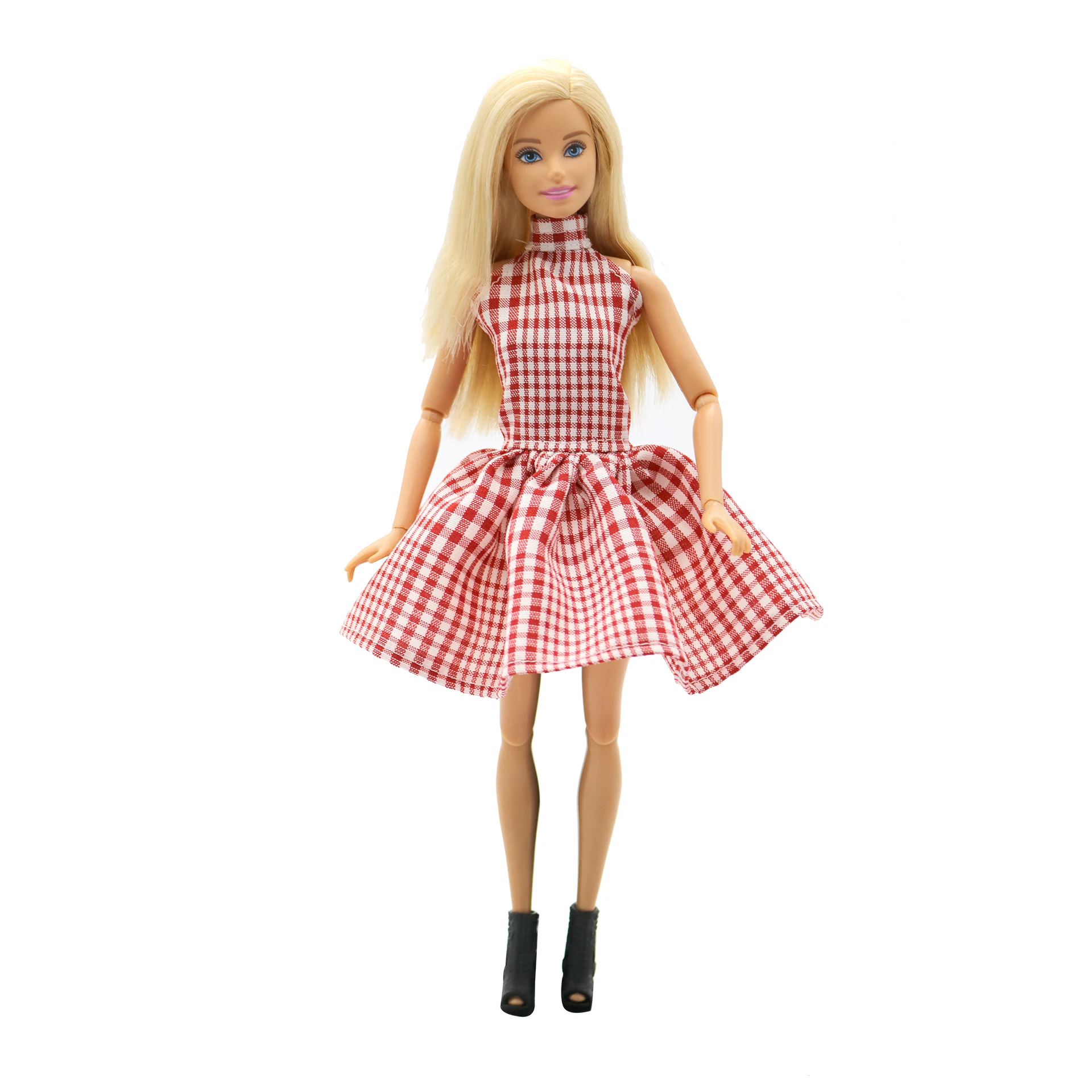 New 30cm 1/6  Plaid skirt Daily Wear Accessories Clothes for Barbies doll