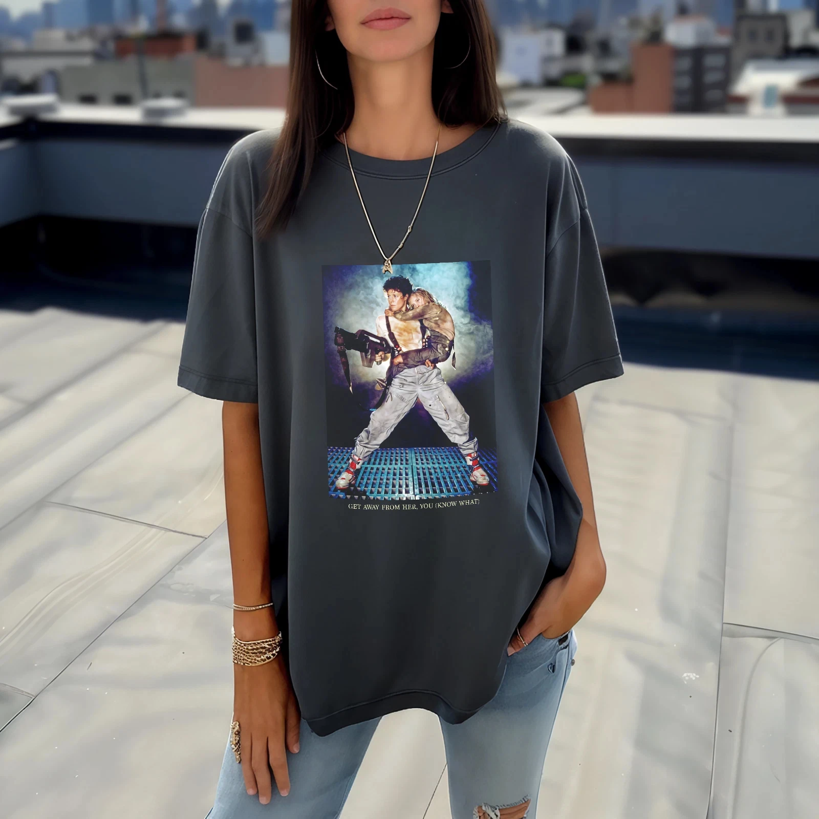 

Alien T-shirt Ripley's Mom design T-shirt sci-fi fan gift classic T-shirt unisex pure cotton streetwear T-shirt tops