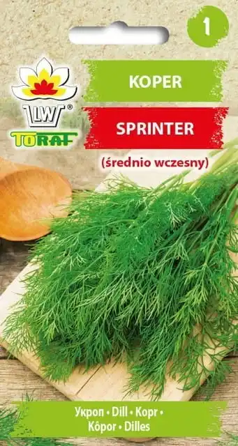 Dill Sprinter 5g vegetable fennel seeds TORAF